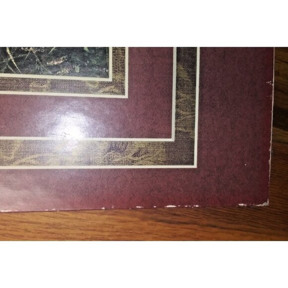 The Shepherdess by Johann Baptist Hofner Lithograph Print cardboard frame 28x22" - Picture 8 of 10